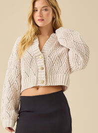 Hilaria Chenille Cardigan - TULLABEE