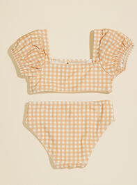 Sadie Gingham Bikini Set by Quincy Mae Detail 2 - TULLABEE