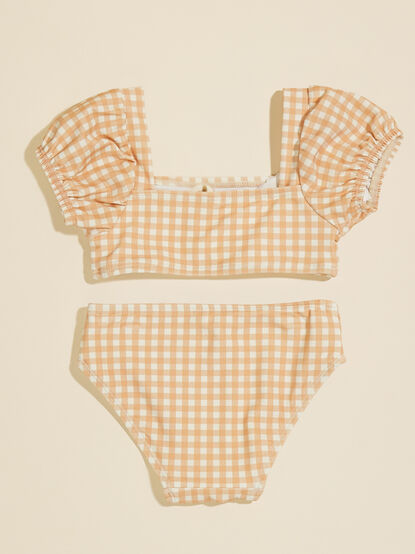 Sadie Gingham Bikini Set by Quincy Mae - TULLABEE