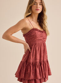 Harper Floral Mini Dress Detail 2 - TULLABEE