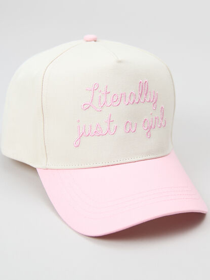Literally Just a Girl Trucker Hat - TULLABEE