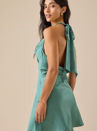 Daphne Satin Dress Detail 2 - TULLABEE