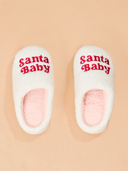 Santa Baby Slippers - TULLABEE