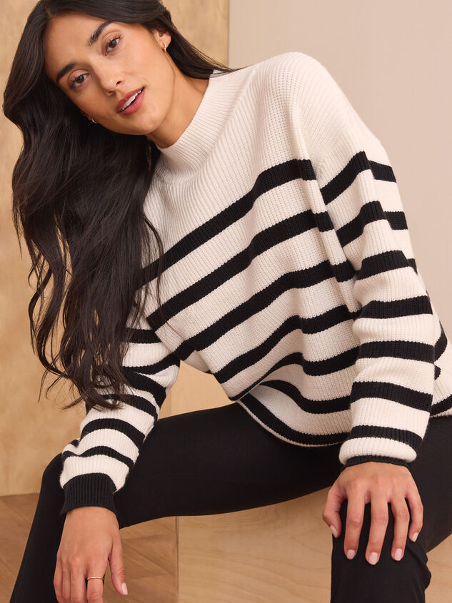 Studio Stride Mockneck Sweater - TULLABEE