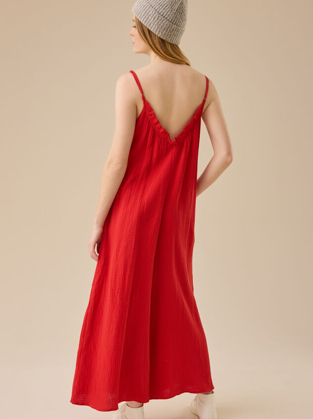Laurie Gauze Jumpsuit Detail 4 - TULLABEE