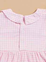 Kit Gingham Bubble Dress Detail 2 - TULLABEE