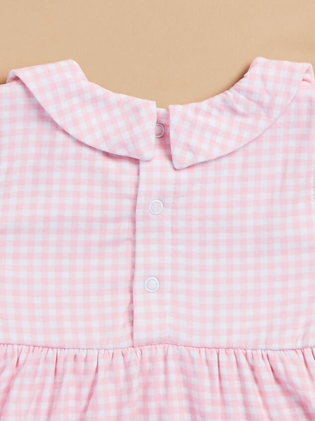 Kit Gingham Bubble Dress Detail 2 - TULLABEE