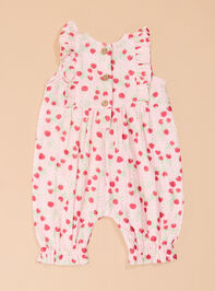 Rosalie Strawberry Sweetness Jumper Detail 3 - TULLABEE