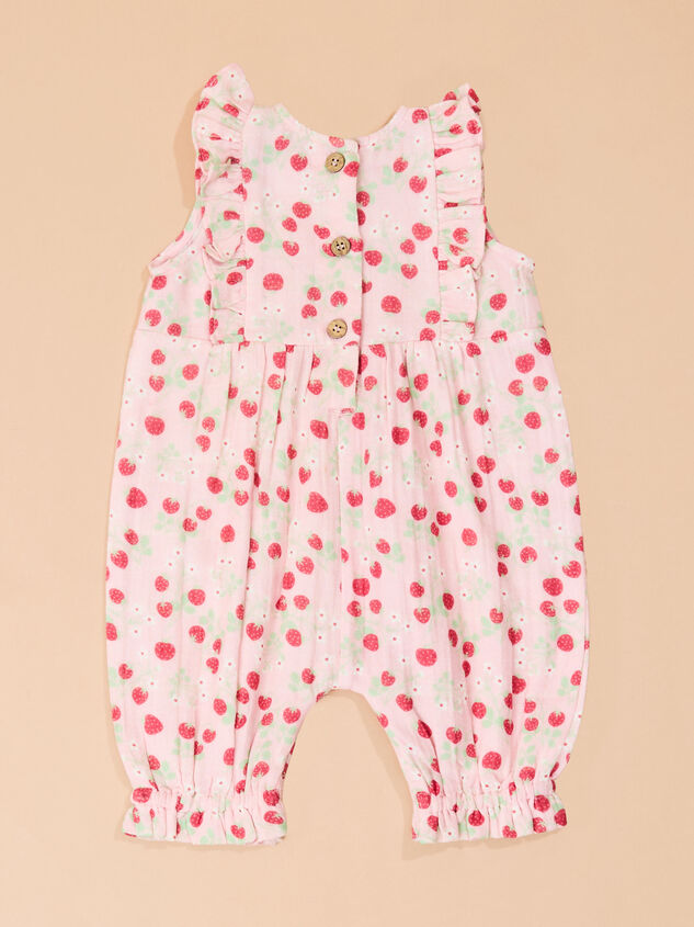 Rosalie Strawberry Sweetness Jumper Detail 3 - TULLABEE