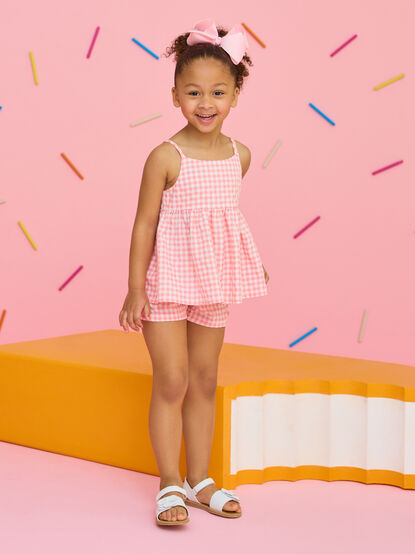 Gracie Gingham Shirt Set - TULLABEE