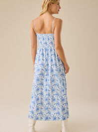 Sherly Floral Maxi Dress Detail 5 - TULLABEE