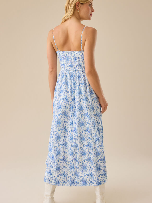 Sherly Floral Maxi Dress Detail 5 - TULLABEE