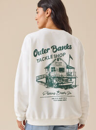 Outer Banks Tackle Shop Pullover Detail 3 - TULLABEE