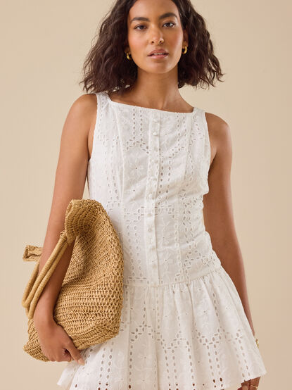Aveline Eyelet Romper - TULLABEE
