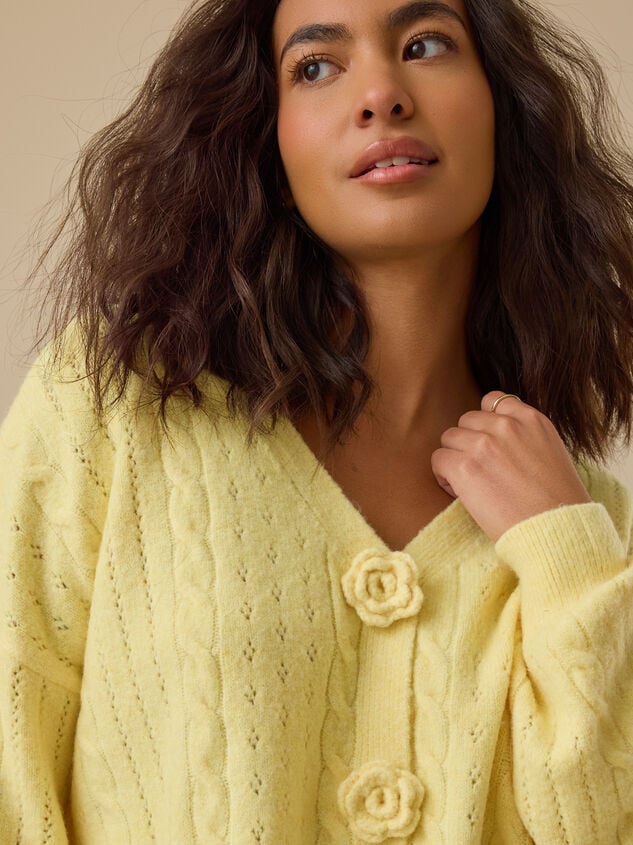 Regina Rose Cardigan Detail 2 - TULLABEE