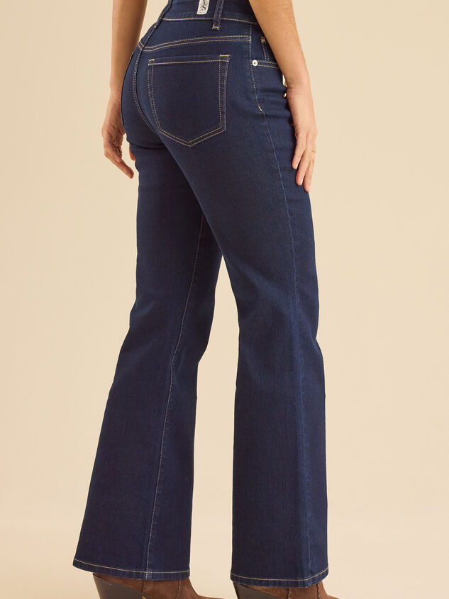 Collins Lace Up Jeans Detail 4 - TULLABEE