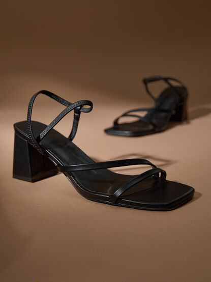 Strappy Block Heel - TULLABEE