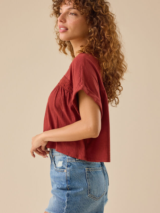 Amelia Crochet Top Detail 3 - TULLABEE