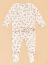 Edith Rose Ruffle Footie Detail 4 - TULLABEE