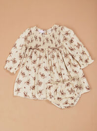 Feeling Fall Dress and Bloomer Set Detail 2 - TULLABEE