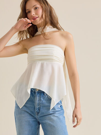 Penny Tube Top & Neck Scarf - TULLABEE