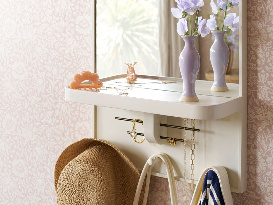 Ivy Wood Wall Shelf - TULLABEE - 