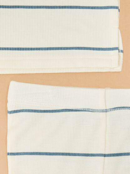 Henley Striped Lounge Set - TULLABEE