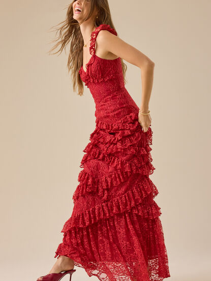Eliana Lace Maxi Dress - TULLABEE
