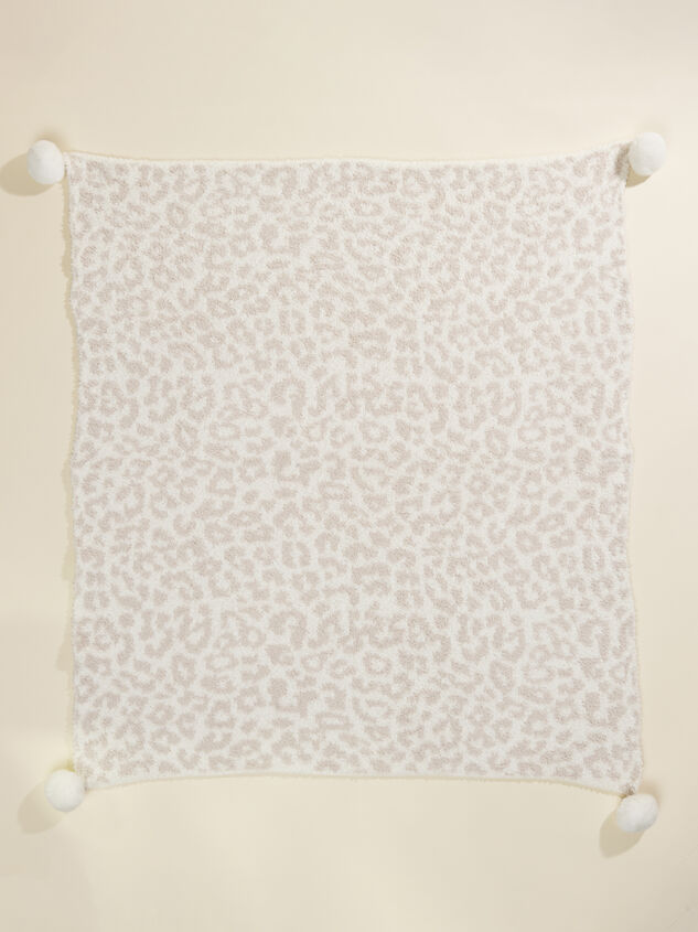 Leopard Chenille Blanket Detail 2 - TULLABEE