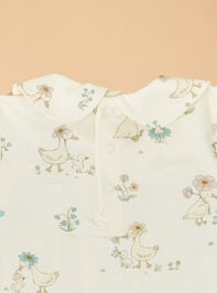 Little Duckling Blooms Romper Detail 4 - TULLABEE