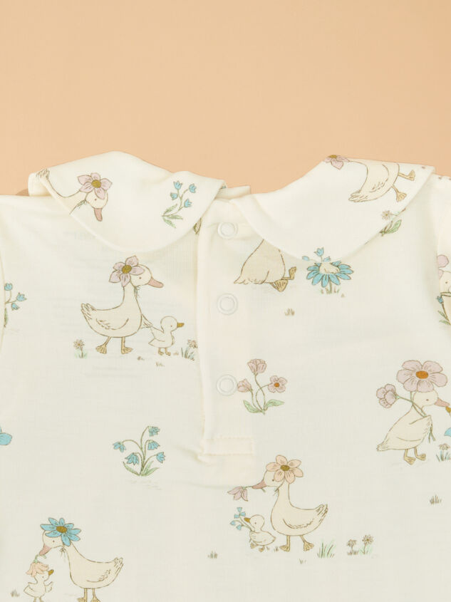 Little Duckling Blooms Romper Detail 4 - TULLABEE