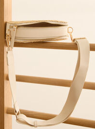Raffia Straw Crossbody Bag Detail 2 - TULLABEE