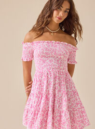 Clarita Floral Mini Dress - TULLABEE
