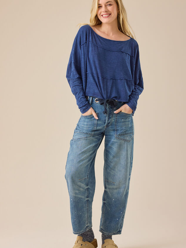 Joy Tiered Crop Top Detail 5 - TULLABEE
