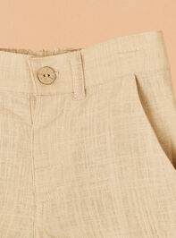 Rowan Linen Shorts Detail 2 - TULLABEE