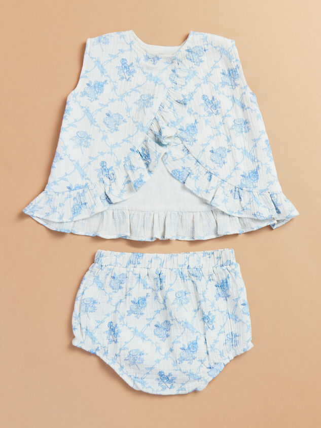 Avani Floral Top and Bloomer Set Detail 3 - TULLABEE