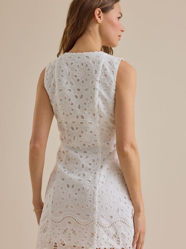 Pippa Lagoon Mini Dress Detail 4 - TULLABEE