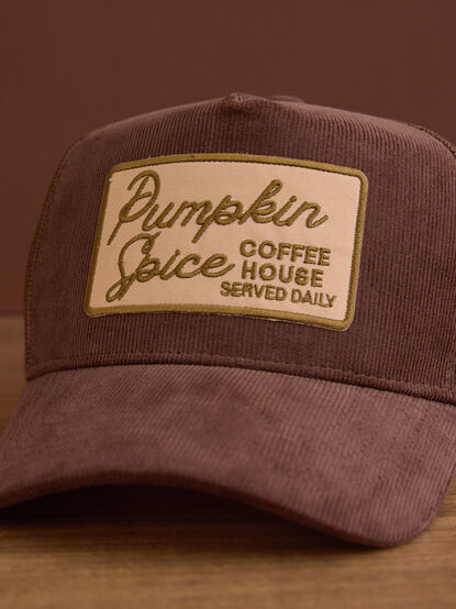 Pumpkin Spice Trucker Hat - TULLABEE
