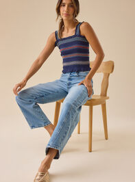 Nubia Embroidered Smocked Top Detail 4 - TULLABEE