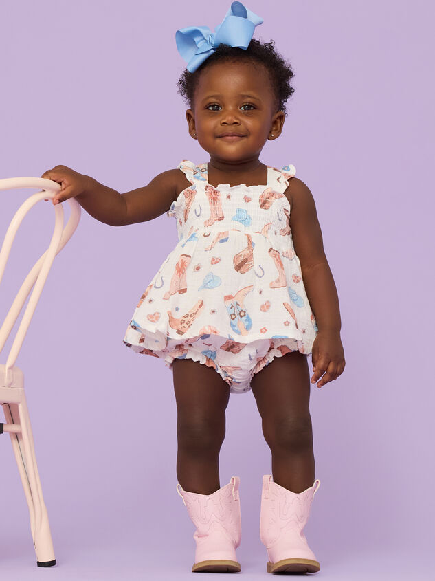 Country Girl Boots Top and Bloomer Set - TULLABEE