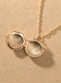 Shell Locket Necklace - TULLABEE