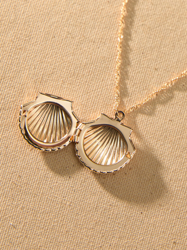 Shell Locket Necklace - TULLABEE
