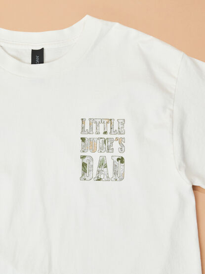 Little Dude's Dad Camo Graphic Tee - TULLABEE