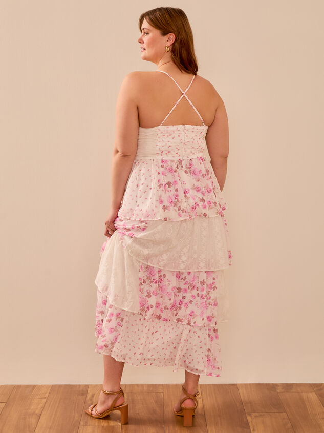 Janece Floral Maxi Dress Detail 5 - TULLABEE