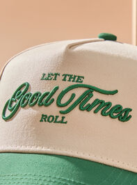 Good Times Trucker Hat Detail 2 - TULLABEE