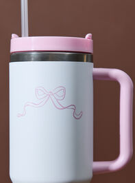 Dainty Bow Tumbler Detail 2 - TULLABEE
