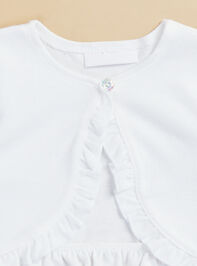 Zoe Toddler Knit Cardigan Detail 2 - TULLABEE