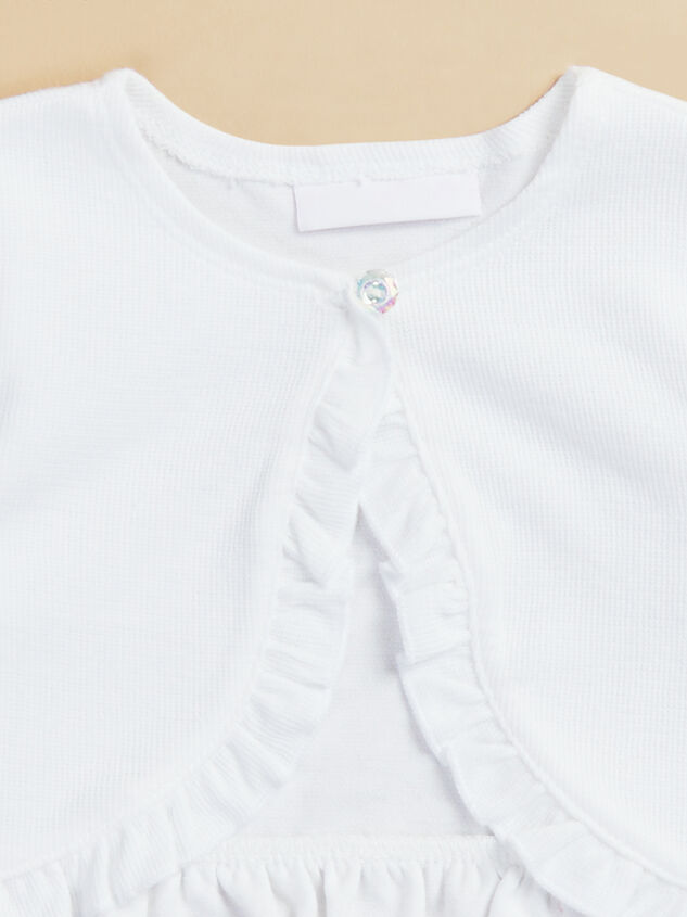 Zoe Toddler Knit Cardigan Detail 2 - TULLABEE