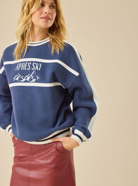 Apres Ski Embroidered Pullover Detail 3 - TULLABEE