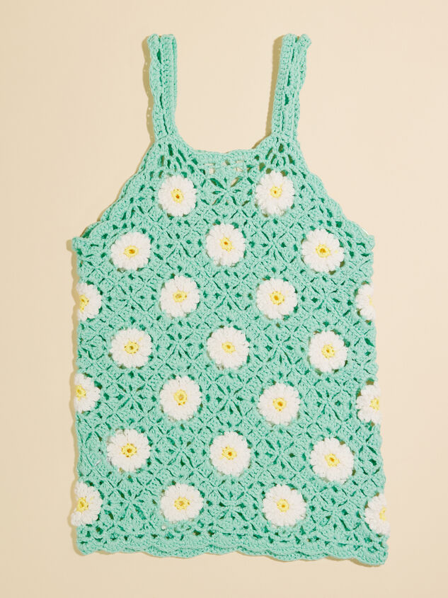 Daisy Crochet Baby Coverup Detail 2 - TULLABEE